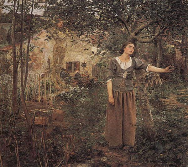 Jeanne d Arc ecoutant les voix, Jules Bastien-Lepage